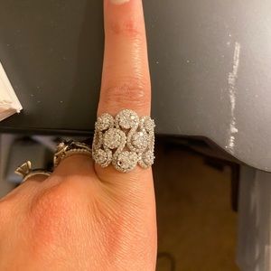 925 silver blingy ring